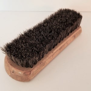 SCHUH GLANZ Pinsel - Vintage Empire Holz und Pferd Haarschuh Glanz Pinsel - Vintage Schuhbürste - Altes Holz Schuh Glanz Pinsel - Tier Haarbürste
