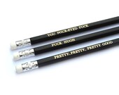Curb Your Enthusiasm pack of 3 hb  stamped pencils.