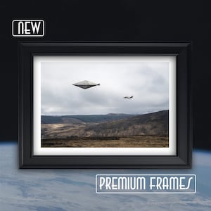 Calvine Incident UFO Sighting A3 A4 Matte Art Print -  Alien Art - The Best UFO Photograph Ever Taken. CIA MI5 - 3I/Atlas - Lazar - Real