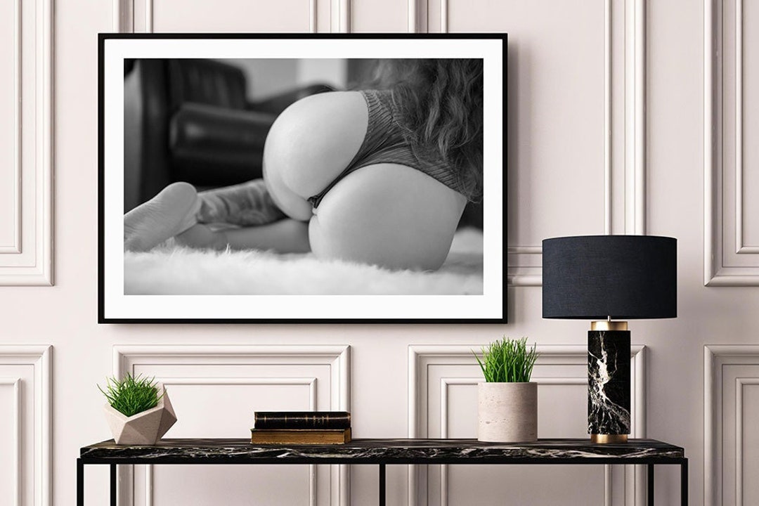 Hot Black Girl Porn Art - Erotic Nude Black and White Photograph A3 A4 Matte Fine Art - Etsy Sweden