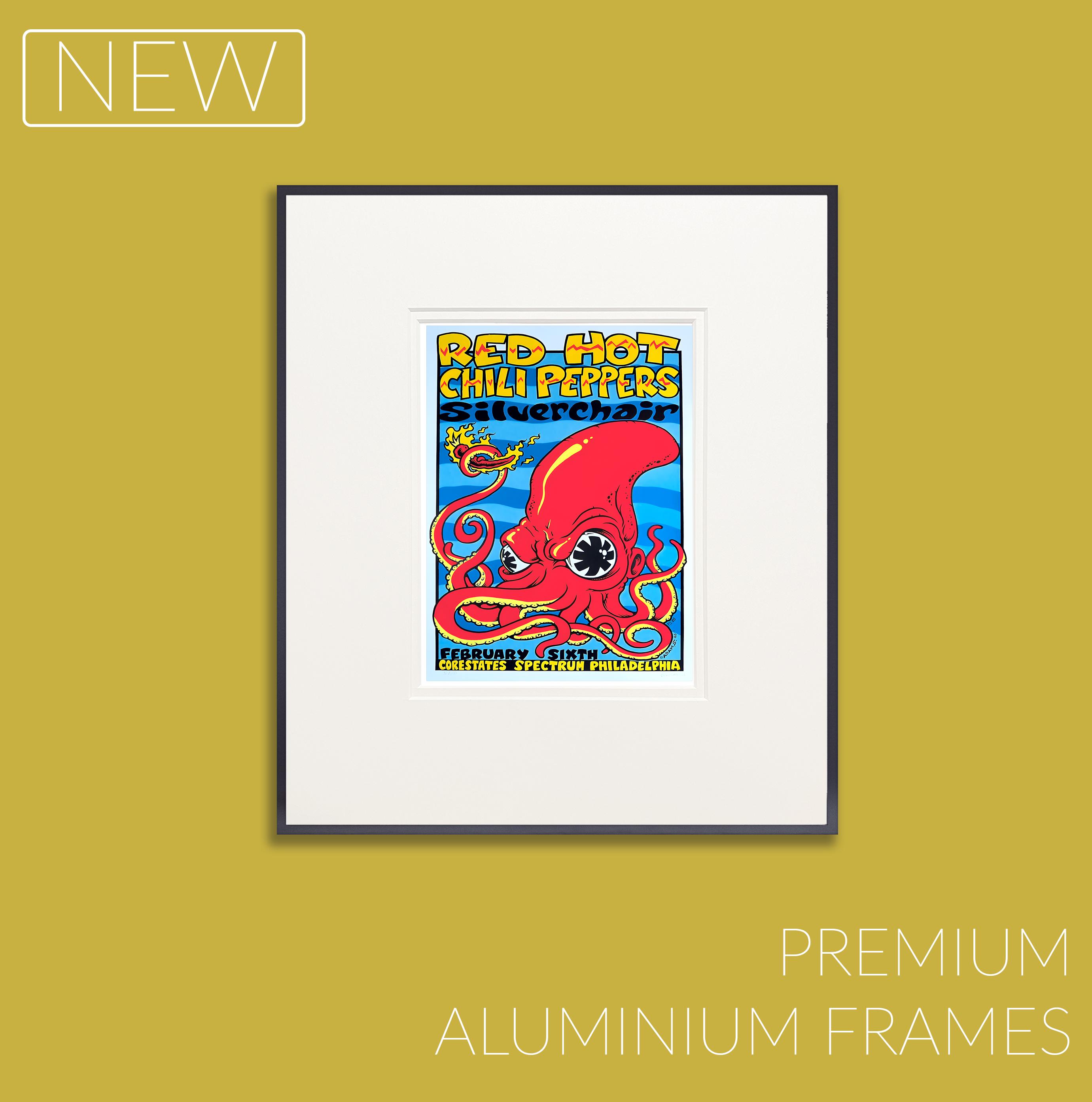 Red Hot Chili Peppers Poster: Psychedelic Squid Art Print, 90s