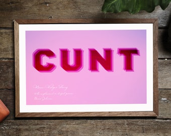 Impression d'art Boris Johnson Jure : affiche de typographie politique