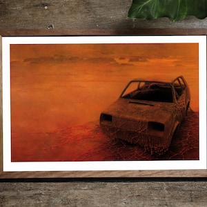 Stranded by Zdzisław Beksiński A3 A4 Matte Art Print. Classic Gothic Horror Surrealist Hell Scape.