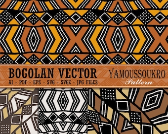 AFRICAN BOGOLAN vector Pattern   AI jpeg svg svgz pdf eps files