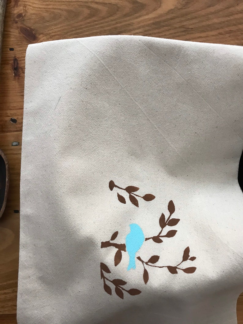 spring is coming Flour sack towel bird towel
