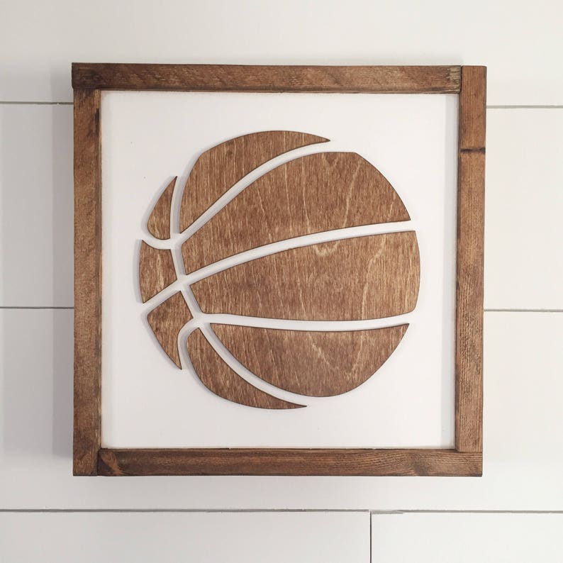 Basketball Sign Sports Bedroom Decor Basketball Kids Etsy