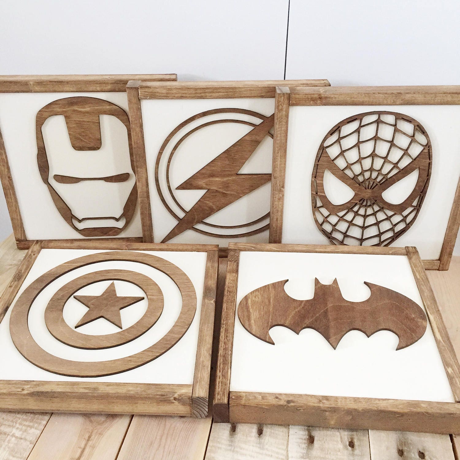 Superhero Sign, Super Hero Decor for Boys Room, Superhero Wall Art, Above the Crib, Superhero Nursery, Kids Bedroom Decor, Marvel Room, Wood