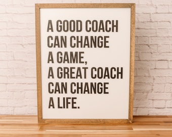 Coach Appreciation Sign, Sports Coach Sign, Coach Appreciation Gift, Basketball Coach Sign, Volleyball Coach Sign, Soccer Coach, Football