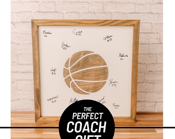 Basketball Coach Gift, Basketball Team Gift, Basketball Coach Gift for Her, Basketball Coach Gift for Him, Basketball Coach