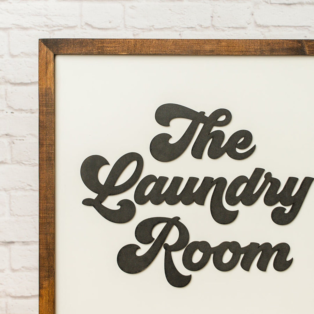 The Laundry Room Sign, Modern Farmhouse Laundry Room Decor - Etsy