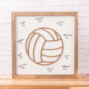 Volleyball Coach Gift, Volleyball Autograph Sign, Volleyball Team Gift, Volleyball Coach, Thank You Coach, Gift for Coach Volleyball