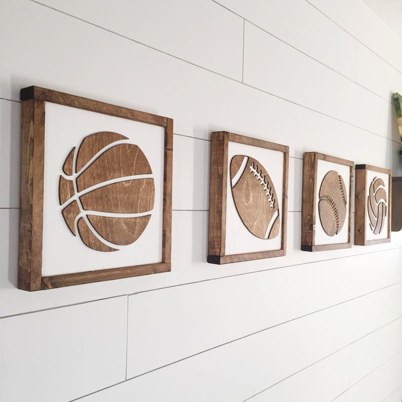 Basketball Sign Sports Bedroom Decor Basketball Kids Etsy