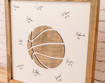 Personalized Basketball Coach Gift, Handmade Wooden Sign