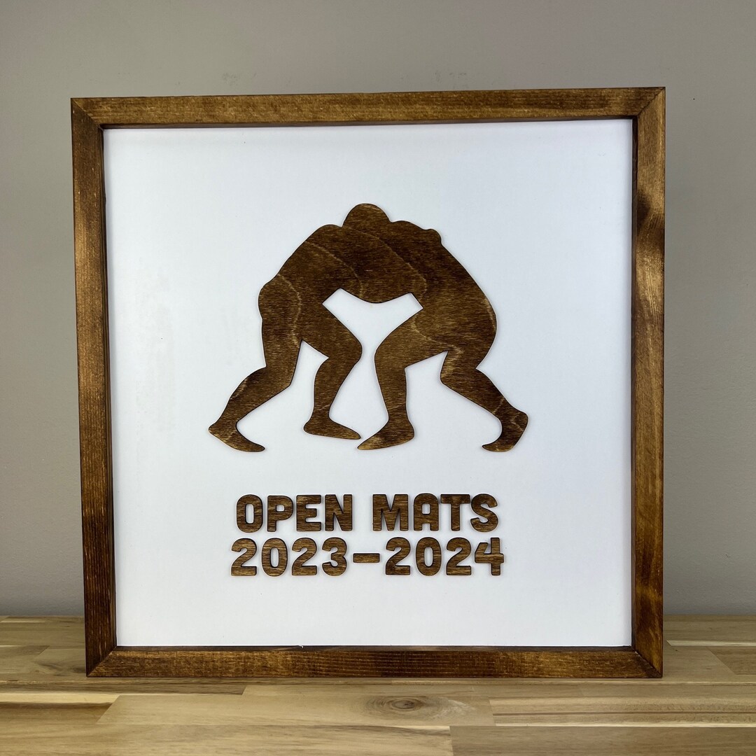 Write-on WRESTLING Coach Sign, Personalized Wrestling Coach Gift ...