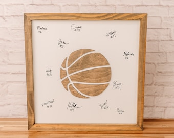 Personalized Basketball Coach Gift, Handmade Wooden Sign