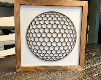 Golf Sign, Golf Ball Sign, Golf Room Decor, Golf Art, Golf Decor for Boys Room, Golf Decor for Nursery, Wall Decor Golf, Boys Room Decor
