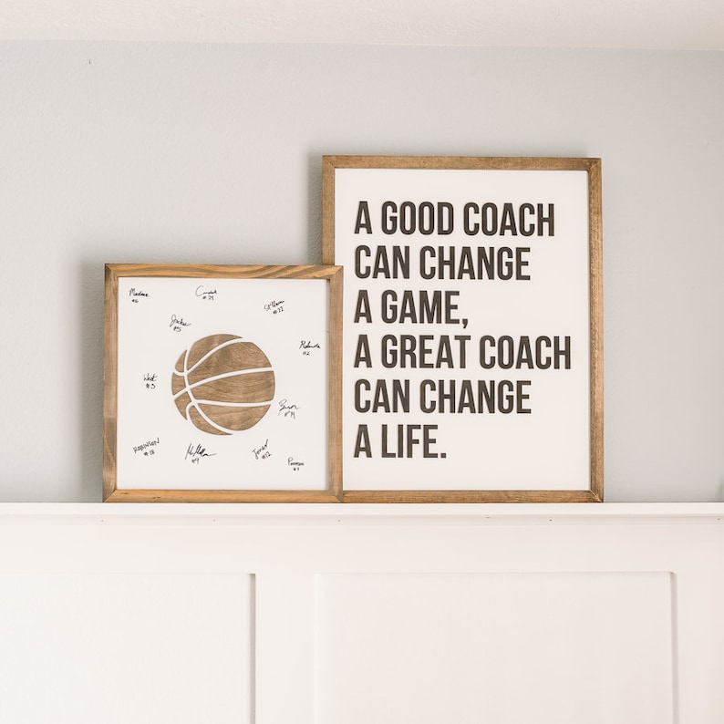Coach Appreciation Sign, Sports Coach Sign, Coach Appreciation Gift ...