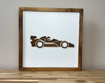 Race Car Sign, Boys Bedroom Decor, Race Car Room Decor, Racing Sign, Racing Flags Room Decor, Race Car, Boys Room Decor