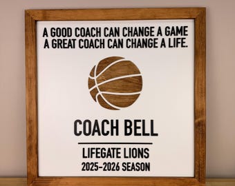 Basketball Coach Gift, Team Gift, Team Gift for Basketball Coach
