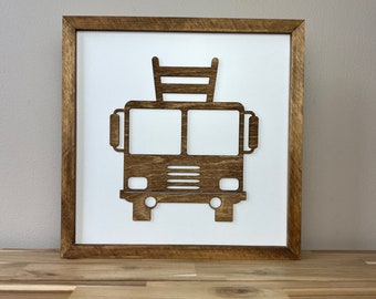 Fire Truck Crossing, Fire Engine, Sign, Room Decor, Fireman, Fir House