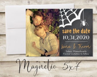 Spooky Save Date Etsy