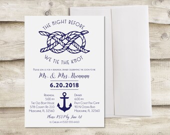 nautical rehearsal etsy