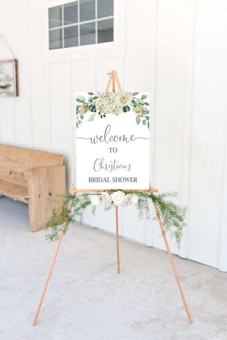 Digital Welcome Sign for Bridal Shower or Baby Shower Printable Wedding Shower Welcome Sign Wedding Welcome Sign Baby Shower Sign