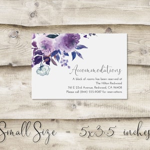 Add a Details Card to Your Wedding Invitation ADD-ON LISTING image 3