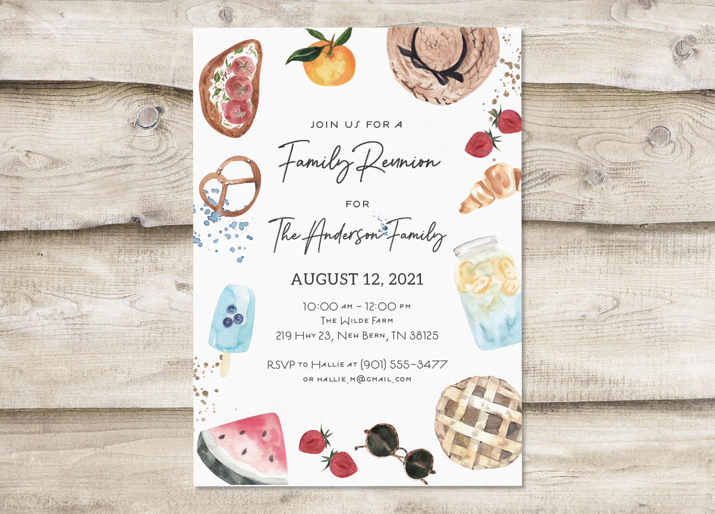 Picnic Family Reunion q Birthday Bash Garden Bridal Etsy France
