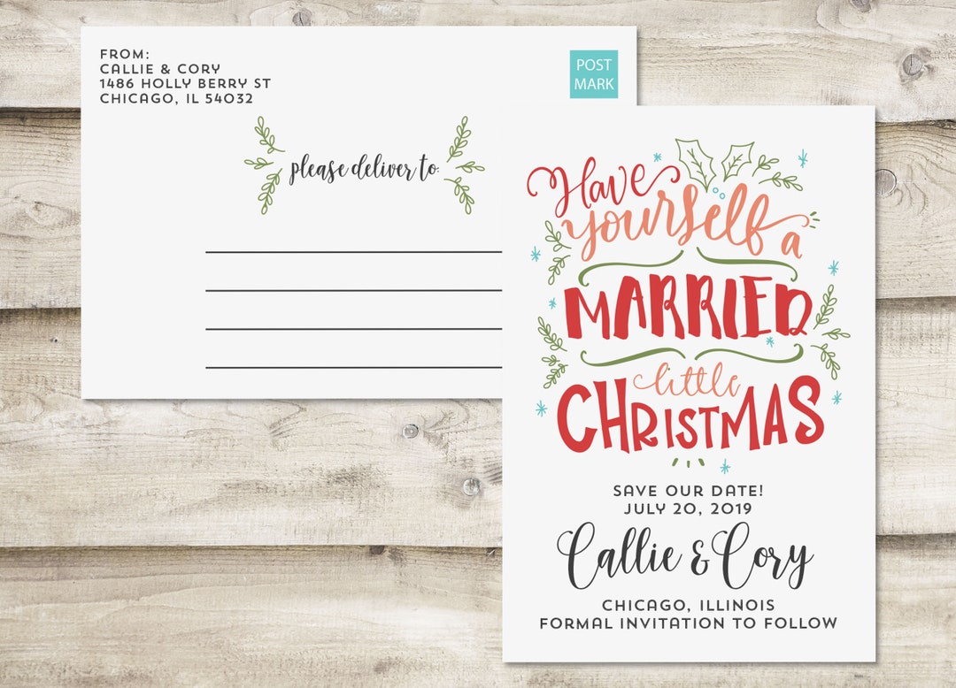 Have Yourself A Married Little Christmas Card 