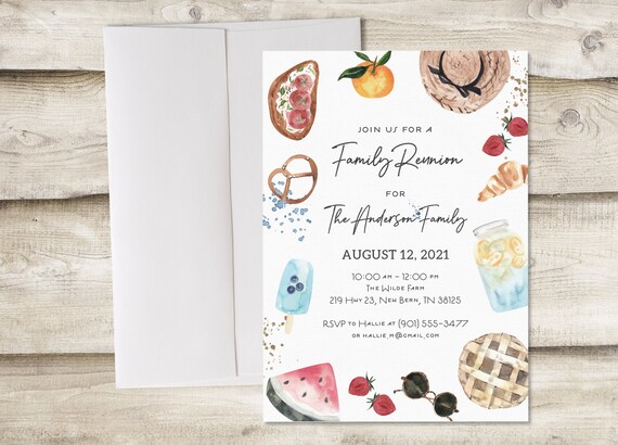 Picnic Family Reunion q Birthday Bash Garden Bridal Etsy 日本