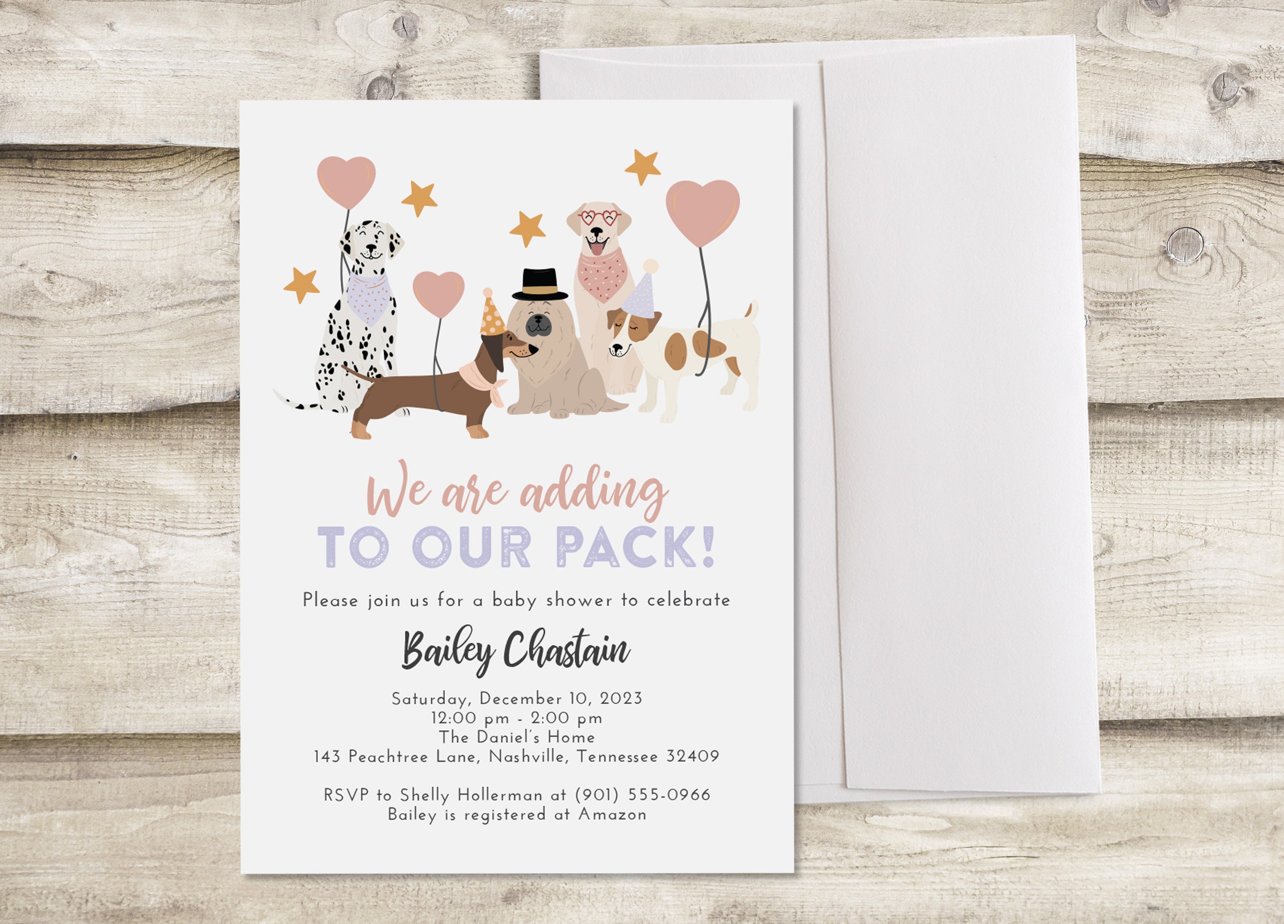 Puppy themed baby shower sales