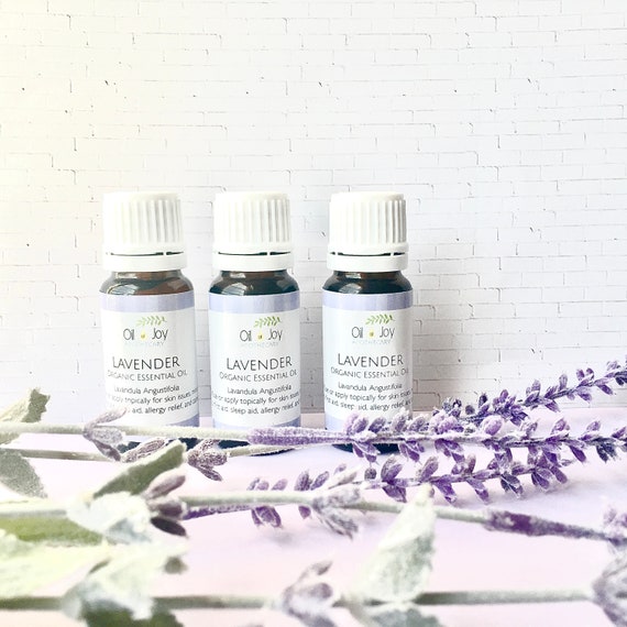 Organic Lavender Essential Oil Pure Lavender Oil Anxiety Etsy