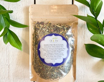 Wellness Tea • Immune Booster Tea • Organic Tea Blend • Loose Leaf Tea • Cough Tea • Immune Tea Blend