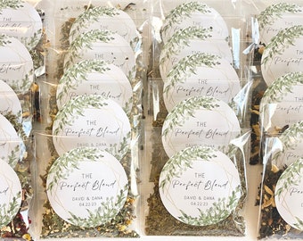 Organic Tea Favors • Wedding Favor • Party Favor • Tea Gift • Bridal Shower Favor • Favor Gift • Wedding Favor • Bridesmaid Favor