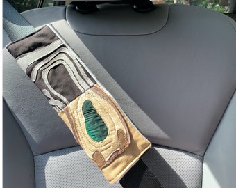 Rey and Kylo Inspired Seat Belt Cover: Star Wars Reylo Pad