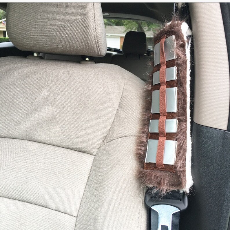 Quality Star Wars Chewbacca Bandolier Sash Inspired Handmade Seat Belt Cover Wookiee Car Accessories