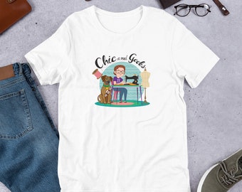 Chic and Geeks Logo Unisex Adult Tee Shirt | Plus Sizes Available