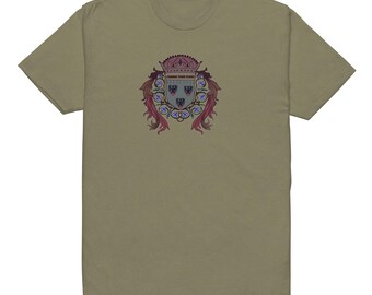 Camiseta "Coração de Cavaleiro": Camiseta unissex para adultos com modelagem ajustada, inspirada no filme "Coração de Cavaleiro".