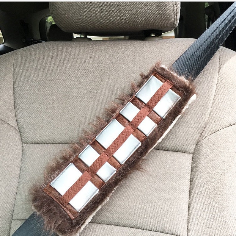 Quality Star Wars Chewbacca Bandolier Sash Inspired Handmade Seat Belt Cover Wookiee Car Accessories