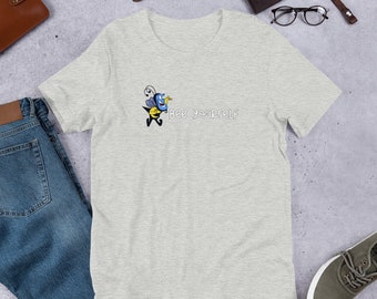 Aladdin Bee Yourself DisneyTee | Hand Drawn Unisex Adult Tee Shirt