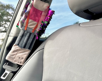 Harley Quinn Inspired Seat Belt Cover: DC Comic Car Pad