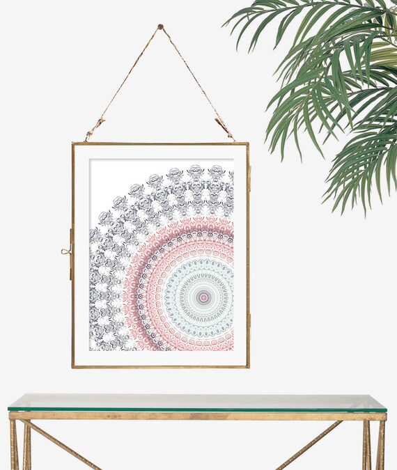 Wall Art Print Boho Wall Decor Bohemian Decor Geometric Art Etsy