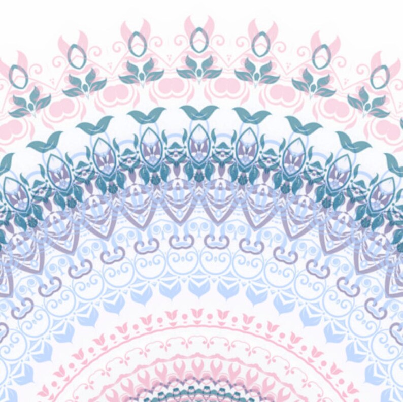 Light blue and teal wall decor pink bedroom wall art print Etsy