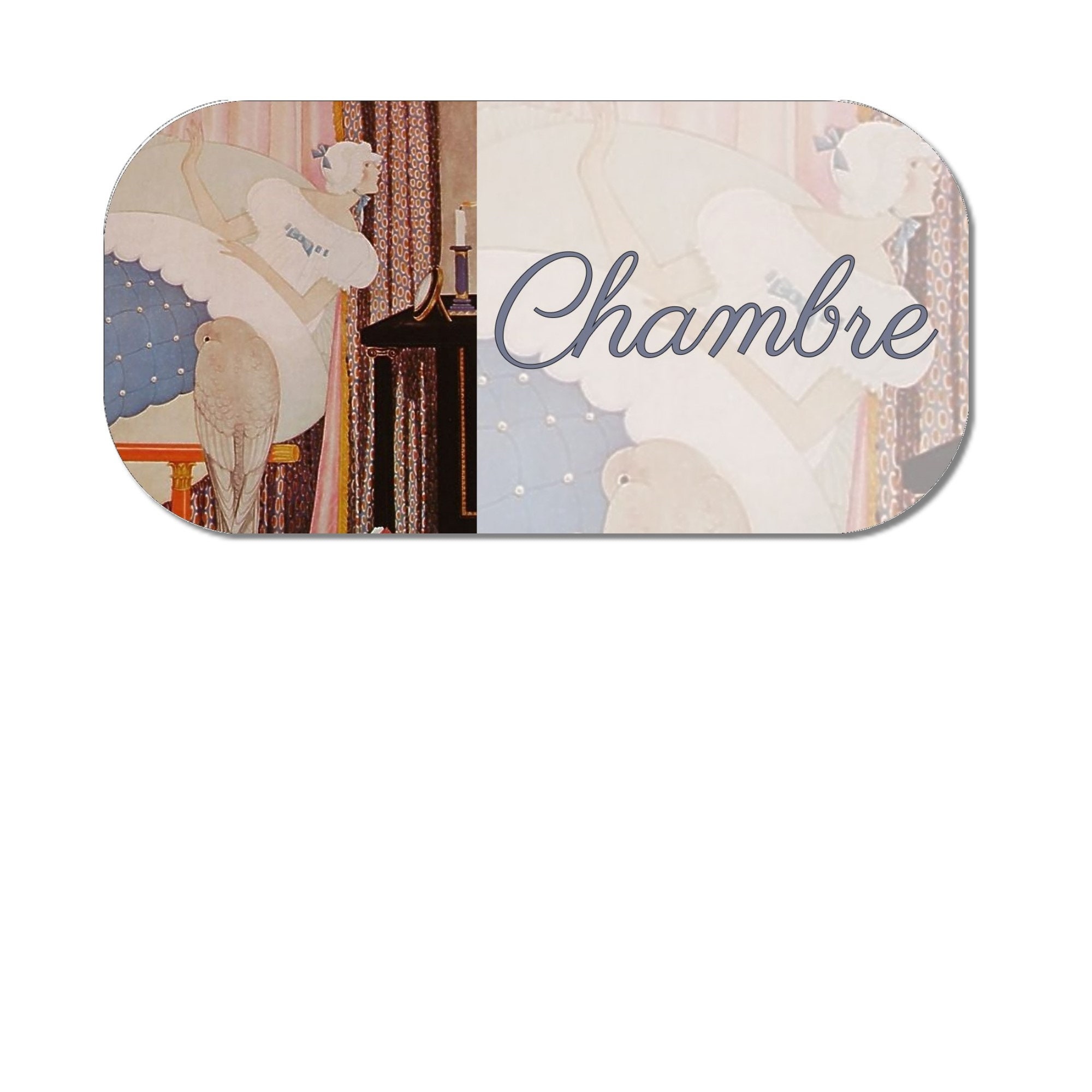 Plaque de Porte Vintage Pour Chambre