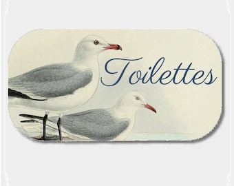 decorative wooden door sign &quot;toilet&quot;