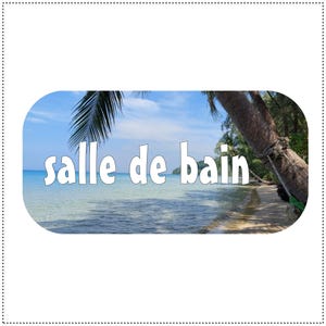 decorative wooden door sign &quot;BATHROOM&quot; 18 cm wide, door sign, door decoration, original door decoration