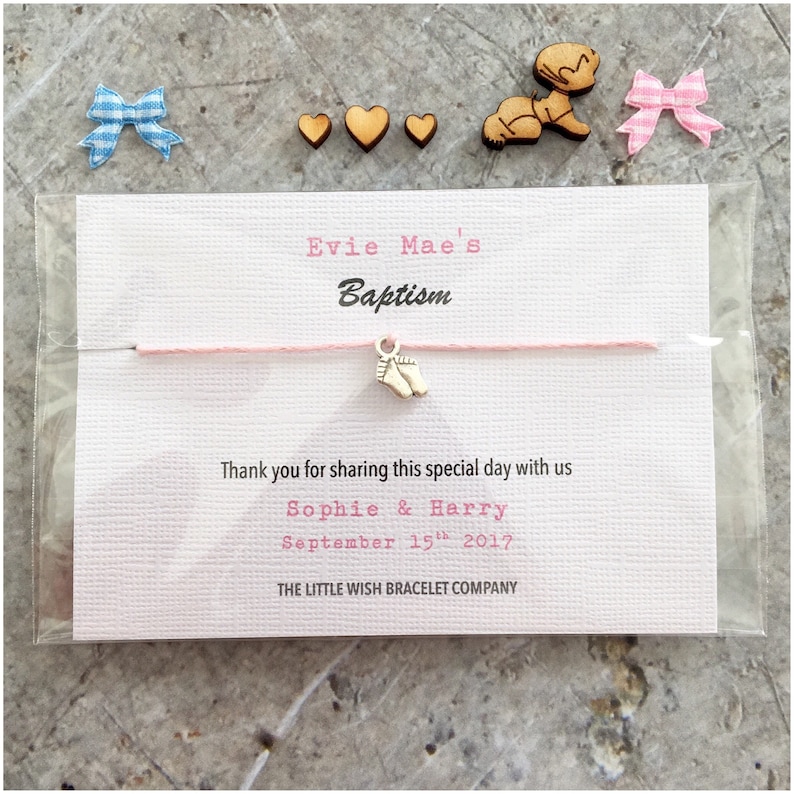 BAPTISM PERSONALISED Favour Thank You for Celebrating Coming Etsy UK