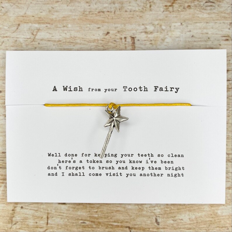 TOOTH FAIRY Wish Bracelet .. great alternative to money with image 1