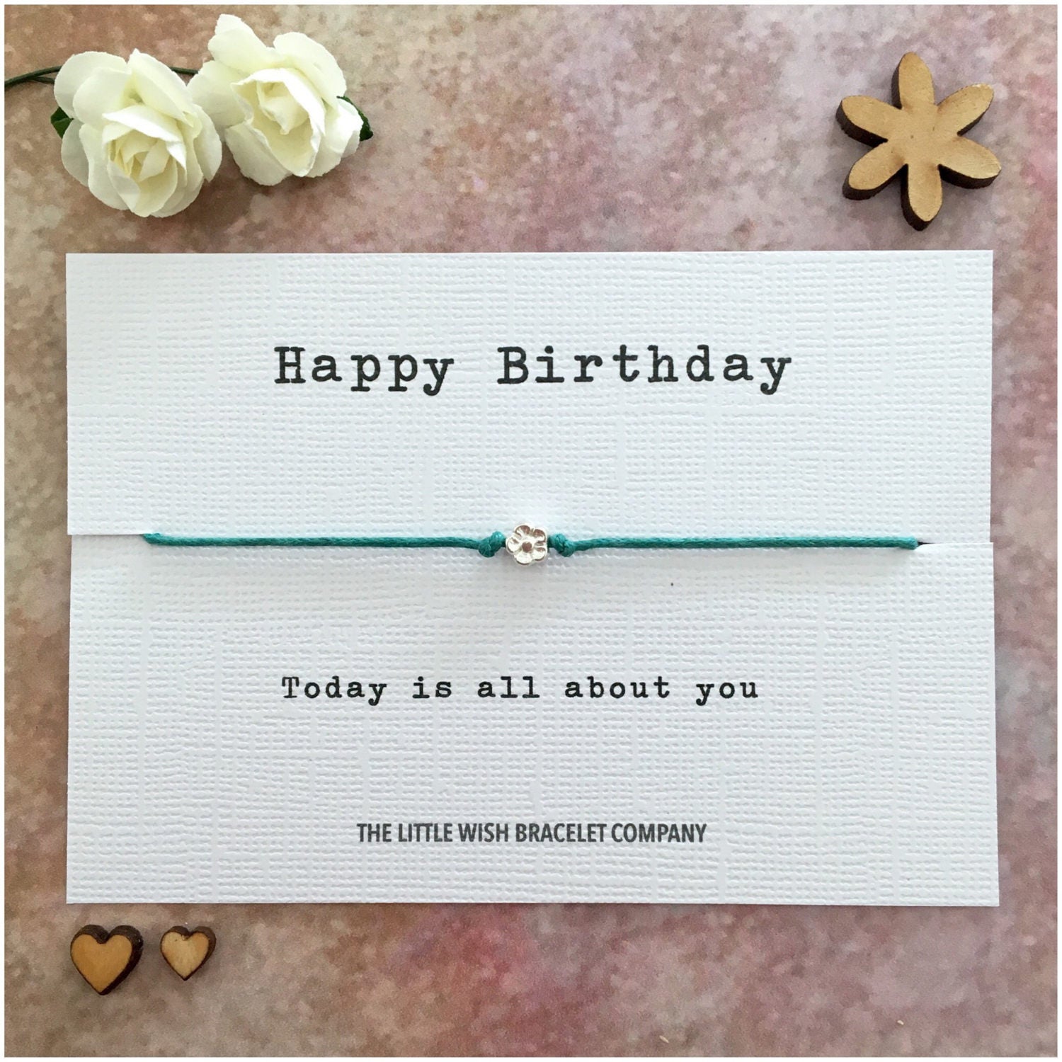 HAPPY BIRTHDAY Wish Bracelet Birthday Wishes Gift Party | Etsy